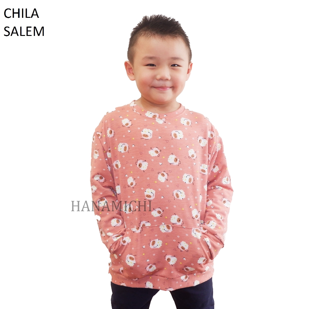 Hanamichi CHILA Baju Sweater Anak Lengan Panjang