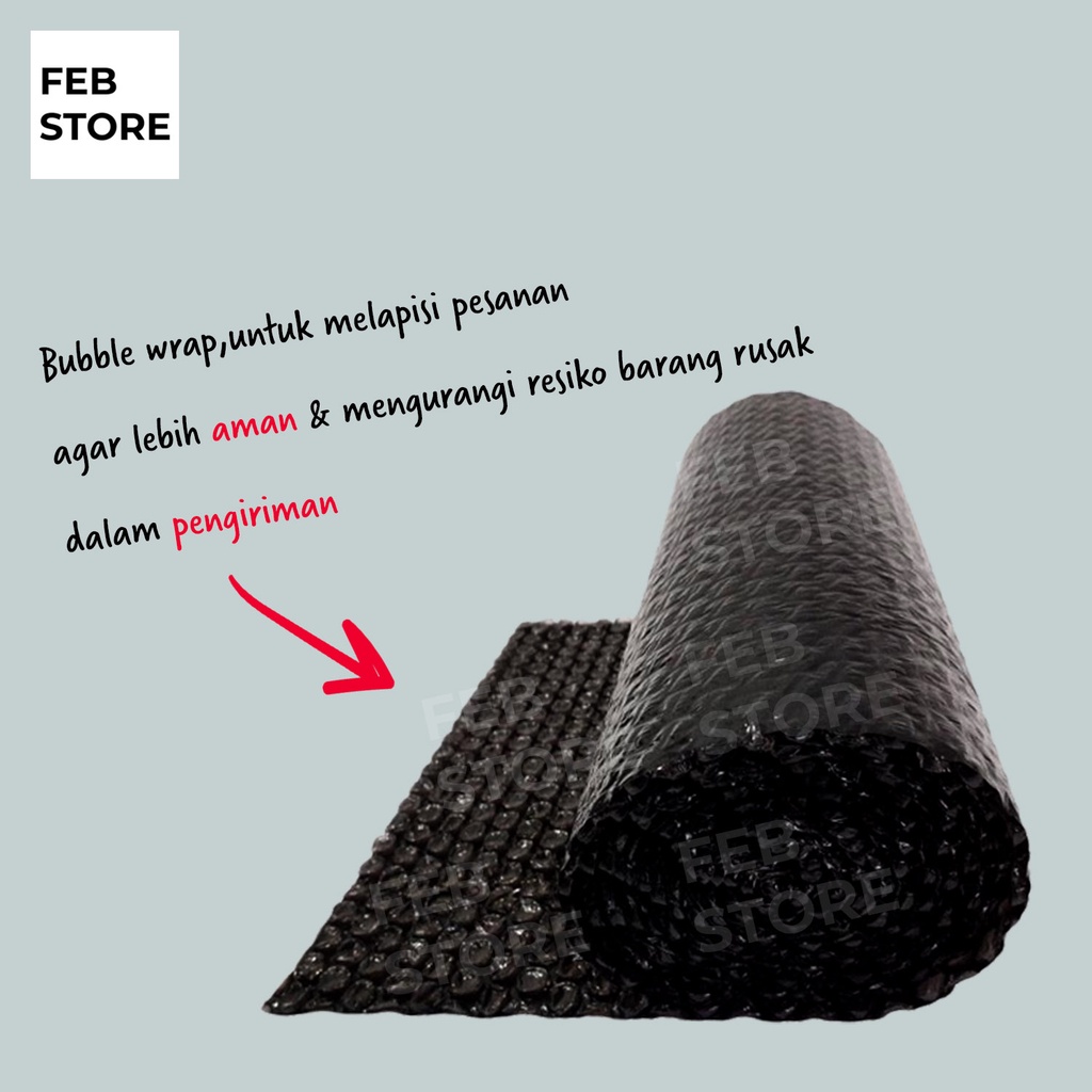 

Tambahan Bubble wrap untuk packing