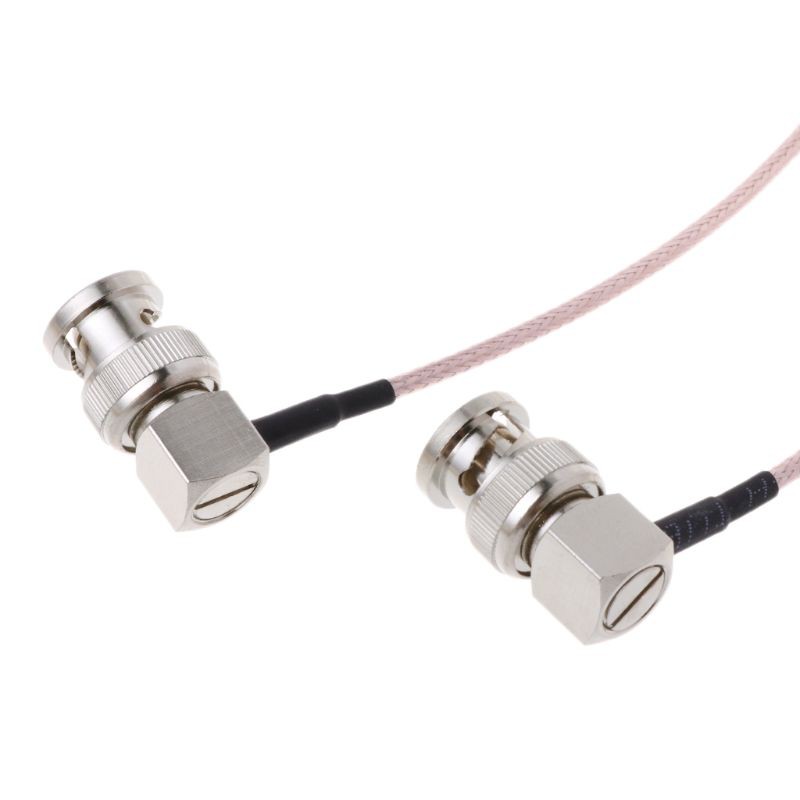 SDI Kabel Konektor Video rg179 BNC Male ke BNC Right Angle Plug untuk BMCC