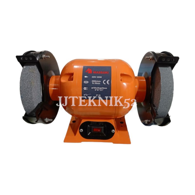 Mesin Grenda Duduk 6" Bench Grinder 6 Inch Masaki