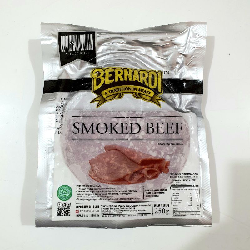 Bernardi Smoked Beef 250g