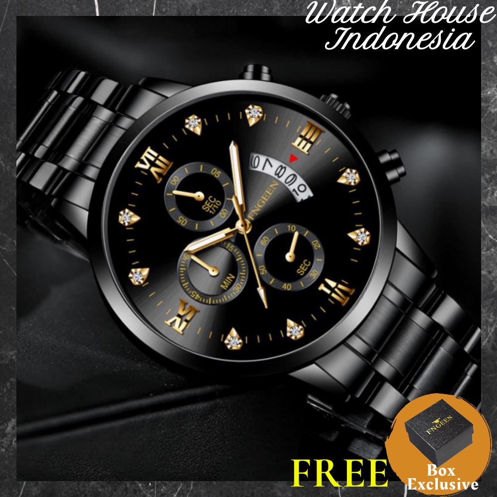 (COD) Jam Tangan Pria Analog FNGEEN 5080 Tahan Air Original