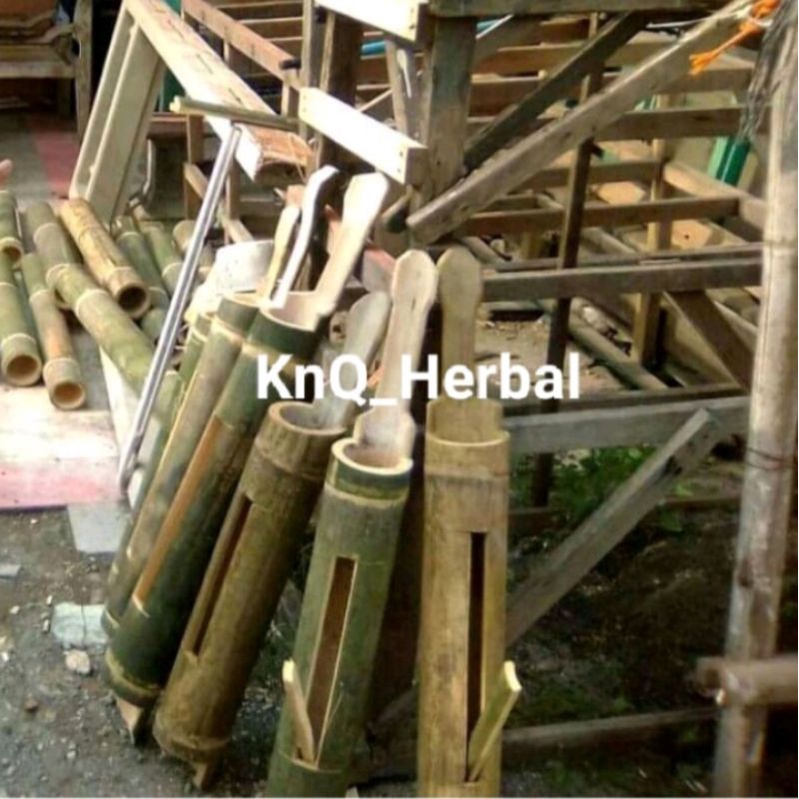 Kentongan Bambu Asli Properti Pos Ronda Anti Maling