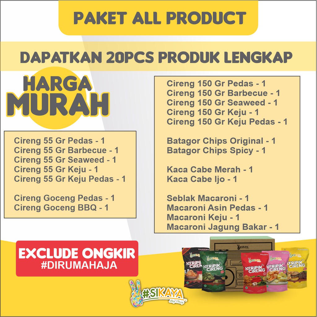 

PAKET KERIPIK KOMPLIT ALL PRODUCT-KAYARASA