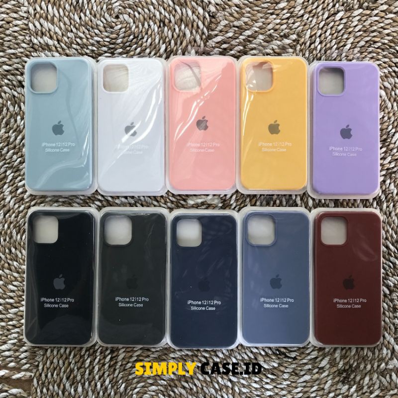 NEW !! PREMIUM SILICONE CASE IPHONE 12 Series 12 Mini, IP