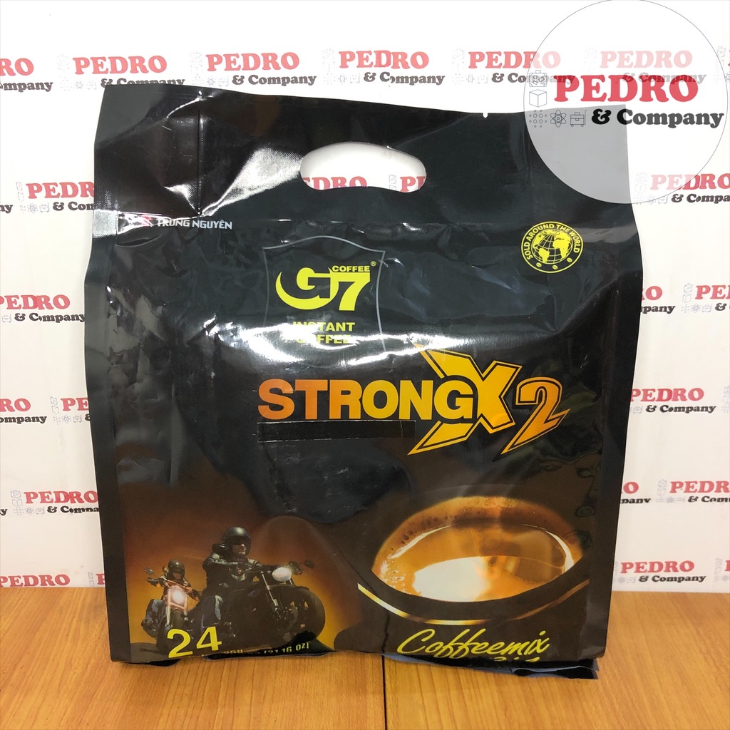 Jual G7 instant coffee strong x2 coffee mix 3in1 24 packet x 25 gram