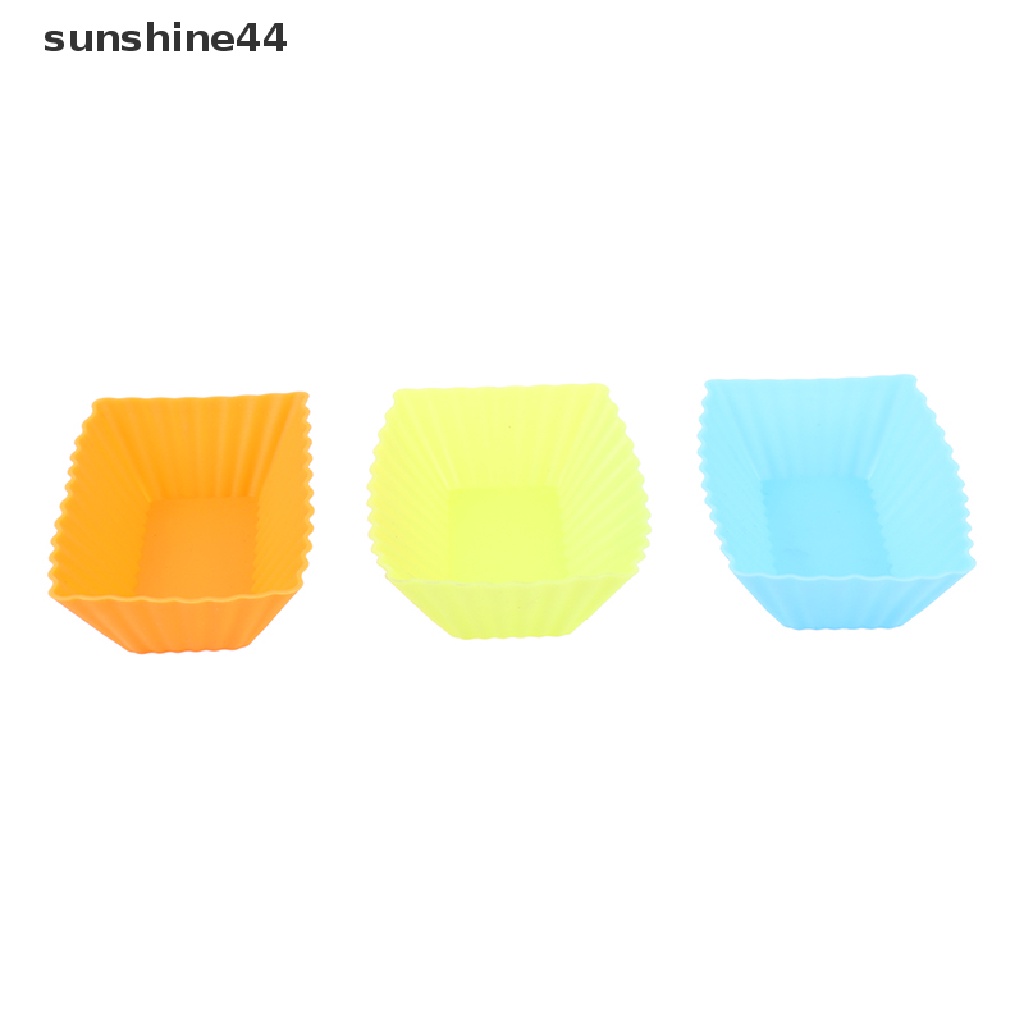 Sunshine Cetakan Kue / Jelly / Cupcake Bahan Silikon Reusable