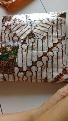 Couple Batik Parang Putih Bruklat Terbaru Lumbung Batik