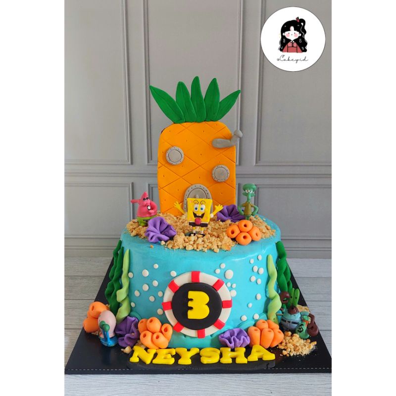 

Kue Ulang Tahun Karakter Spongebob (butter 22cm)