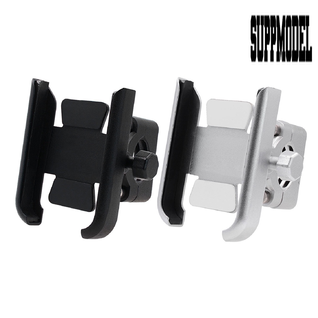 Stand Holder Handphone / Gps Adjustable Bahan Aluminum Alloy Untuk Stang Sepeda / Motor