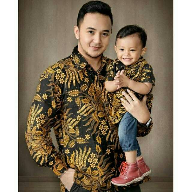  Couple  Ayah  dan anak  Batik  Sogan Manggar Shopee Indonesia