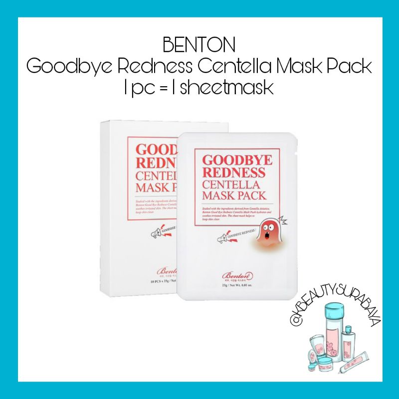 BENTON Goodbye Redness Centella Mask Pack