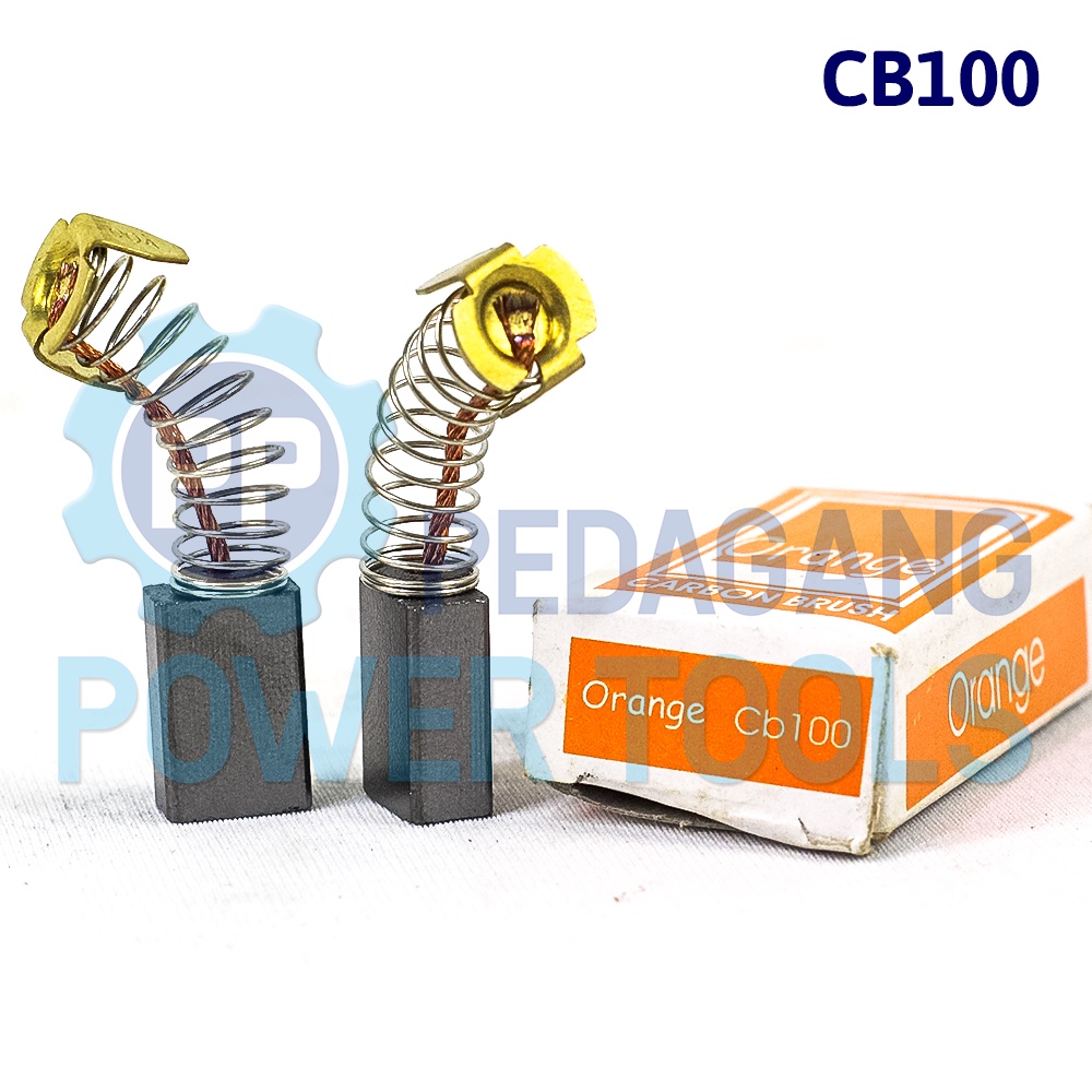 ORANGE CARBON BRUSH CB-100 SEPUL ARANG BOSTEL SPUL KUL CB100 SPAREPART