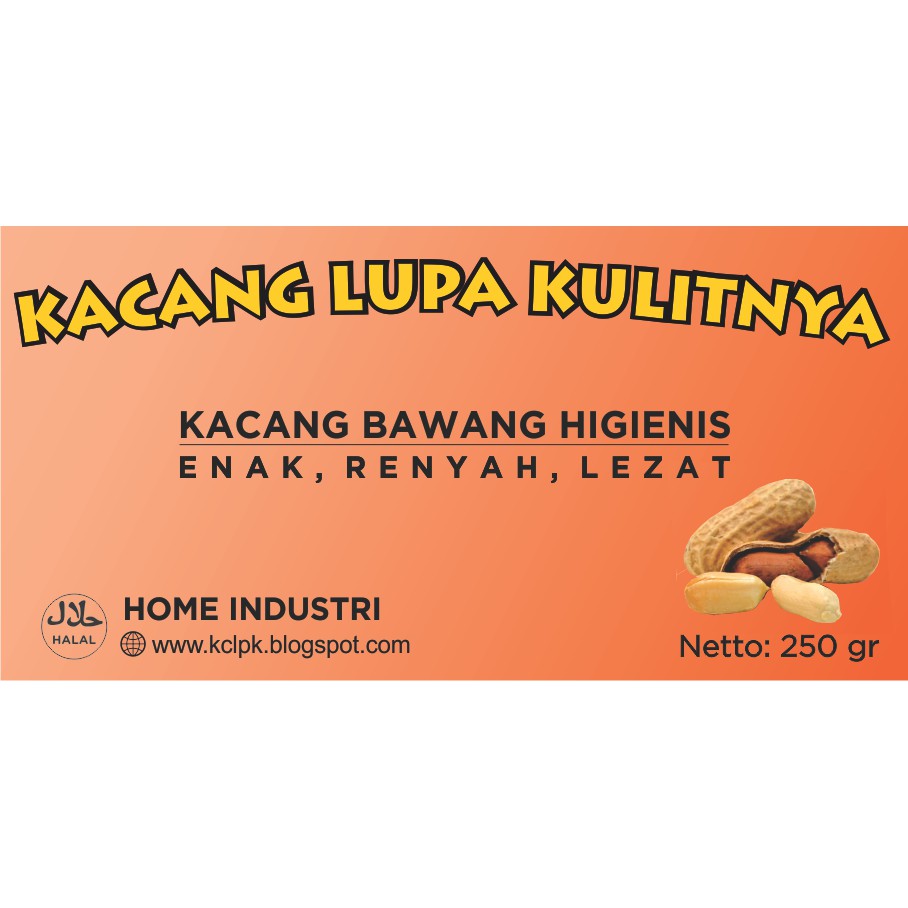 

Kacang Lupa kulitnya