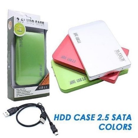 Case External M TECH Color for Hardisk sata 2.5&quot; Enclosure hdd M-TECH MTECH USB 2.0