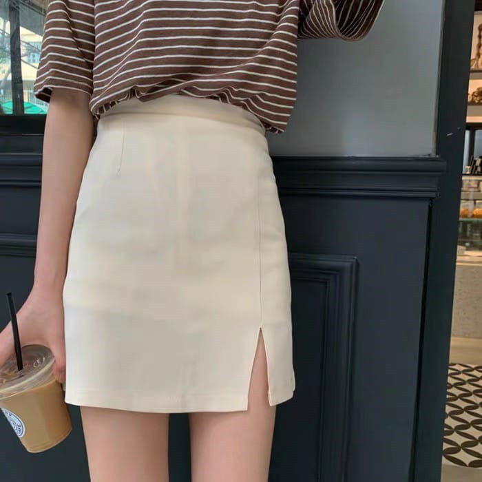 Mini Skirt With Side Split 1115 (S - XL)