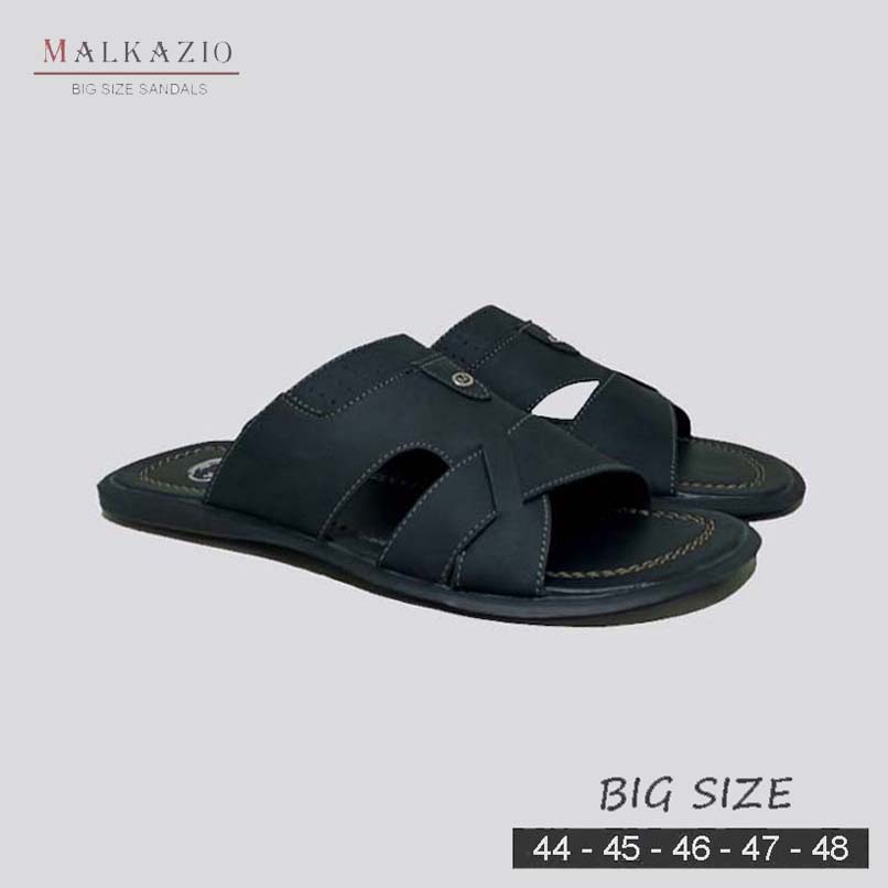 SANDAL UKURAN JUMBO | Sendal Kulit Asli - Sandal Pria Ukuran Besar Big Size 44 45 46 47 48 | ORIGINAL Mzio J06 Series