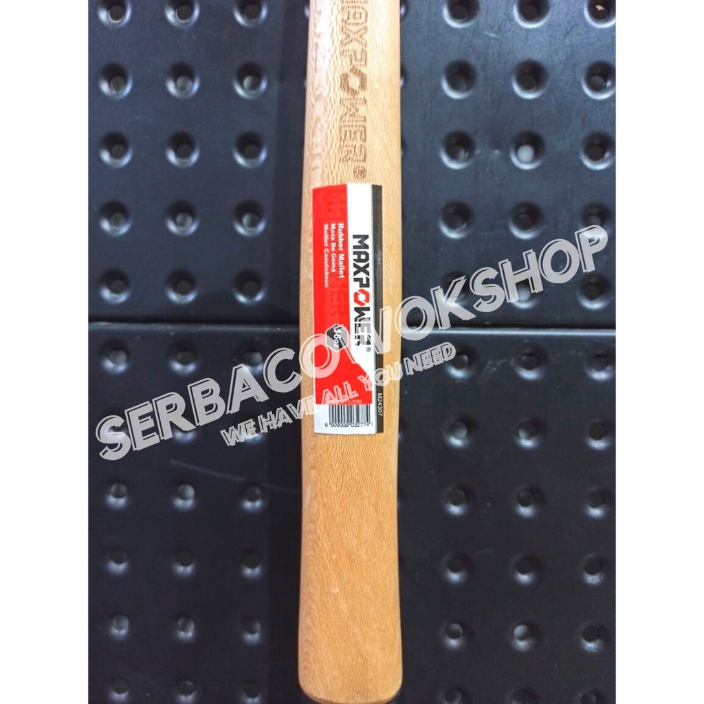 MAXPOWER Palu Karet 16 Oz Gagang Kayu - Rubber Hammer Wooden Handle Termurah Berkualitas