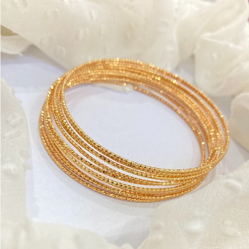 Gelang Keroncong Titanium Isi 6 pcs