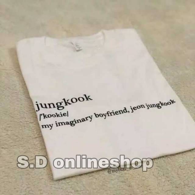 Termurah.!!  Kaos kpop BT21 BTS JUNGKOOK kookie my imanigary boy friend