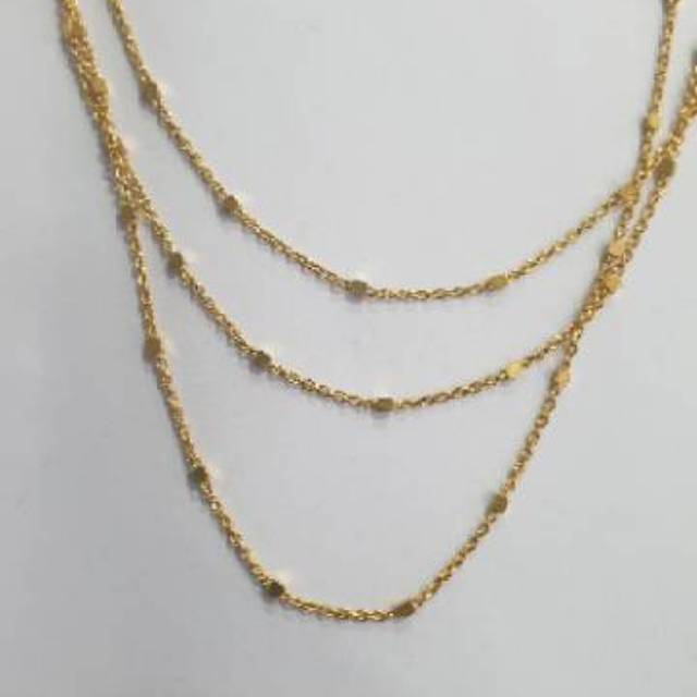 terbaru....kalung jedar 3 layer rainbow hadiah mewah