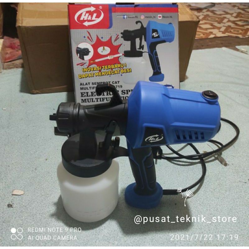 electric sprayer HL 719 H&L alat semprot cat elektrik + botol cat alat semprotan multipungsi