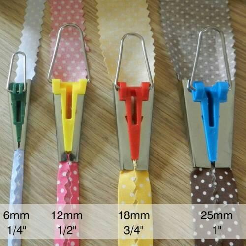 

Ready stock Shveynyye/ Bias Tape Maker / Alat Pembuat Bisban Cy-Btm - 6/12/18/25Mm (1Pcs)