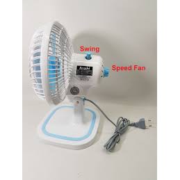 Kipas Angin Arashi General Fan AR 138 - Kipas Angin Duduk Meja Deskfan 8 inch