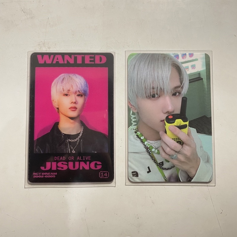 PC PHOTOCARD JISUNG GLITCH SET LENTI NCT DREAM GLITCH MODE