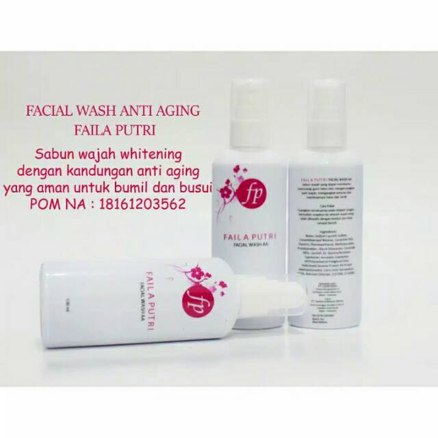 Facial wash anti aging