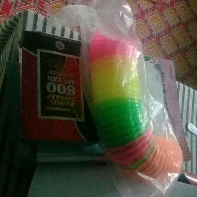 36 Pcs (3 Lusin) Cetakan Agar Ulir 4 Warna