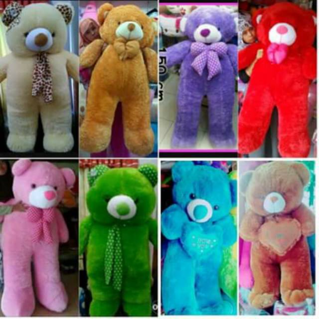 boneka teddy bear Jumbo 1 meter