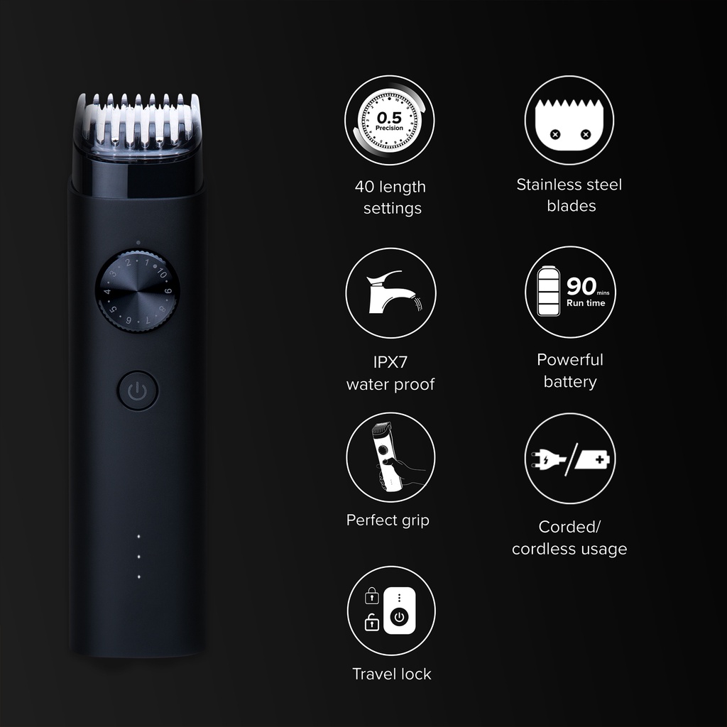 Mijia Electric Hair Clipper IPX7 Alat Cukur Rambut