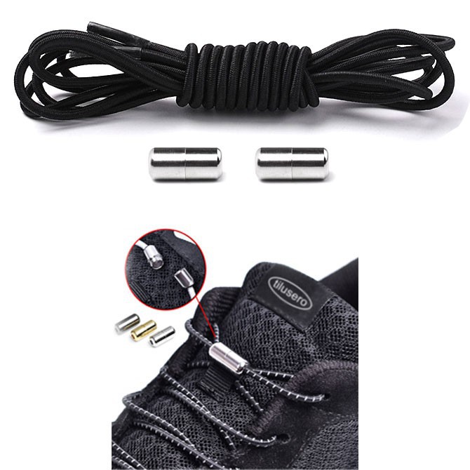 Grab medan Tilusero Tali Sepatu Lazy Lace No Tie Shoelaces 1 Pair - F053