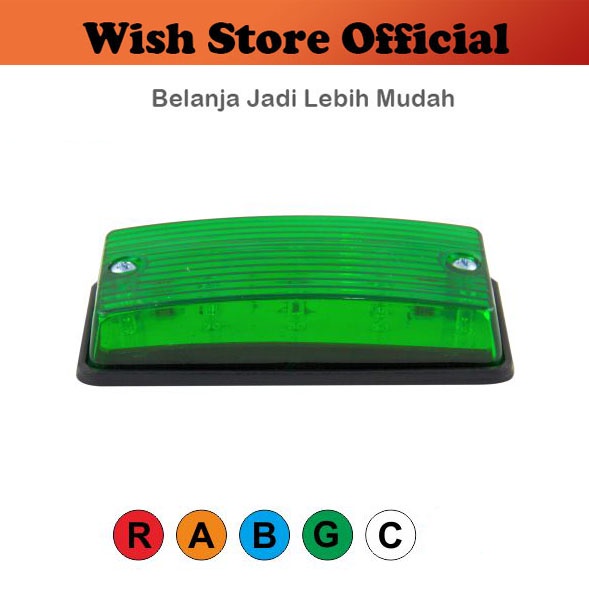 Lampu LED Bak Truk Bis / Fender Lamp / Lampu Samping Bus / Side Lamp Bus Truk / Atap Bus Bak Box Tru