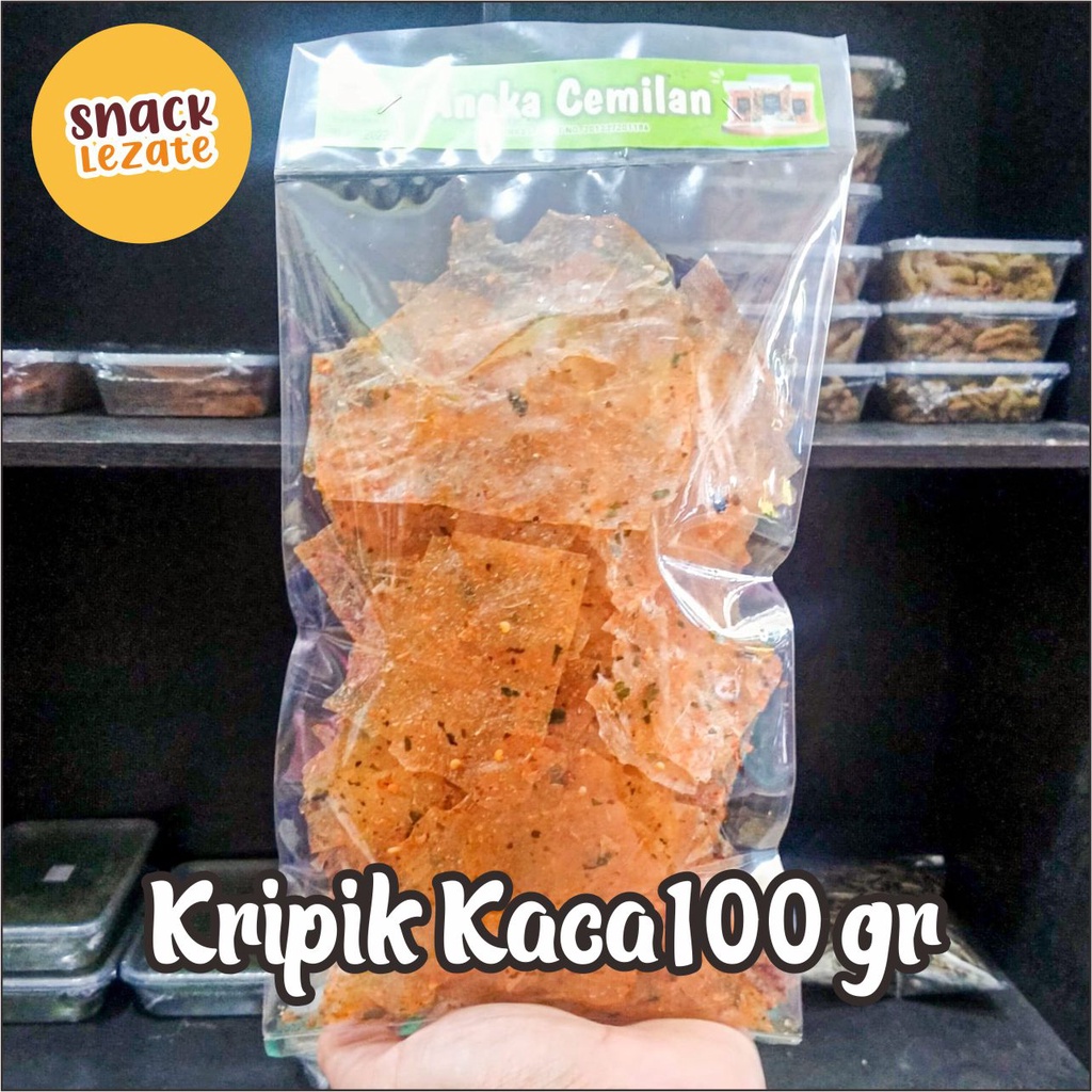 

Sedap Snack - Keripik Kaca Pedas 100gr Murah / Kripik Kaca Daun Jeruk Kripca Pedas Kripik Beling Kripik Kaca Murah