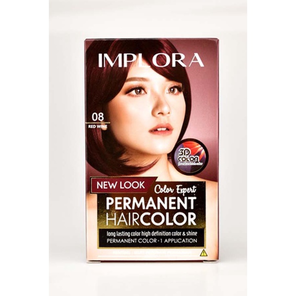 Implora New Permanent Hair Color Cat Rambut Semir Rambut