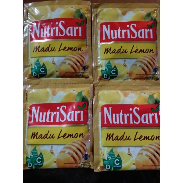 

nutrisari madu lemon 1 renceng 10