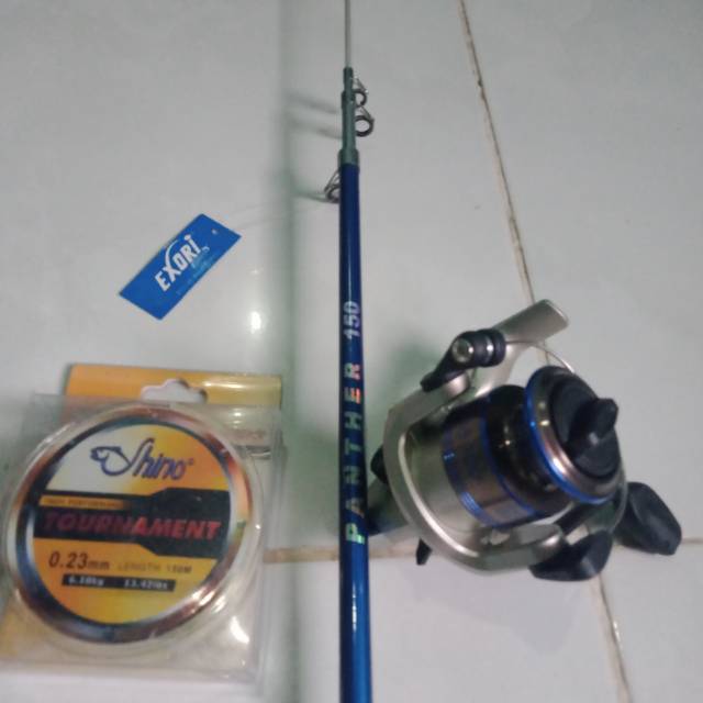 Satu set alat pancing