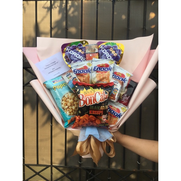 

buket snack bandung costum