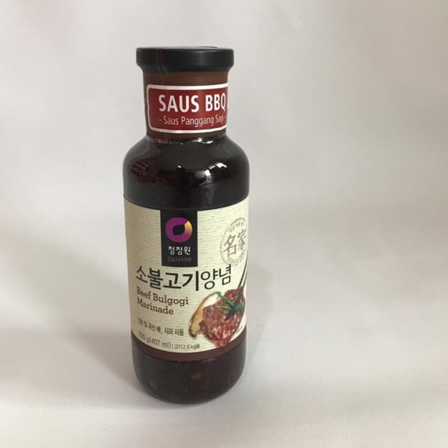 

Bumbu yakiniku/ Marinade BBQ Bulgogi Daesang 500gr/ bumbu barbeqeu