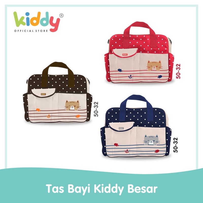 Kiddy Diapers Bag/ Tas Bayi Kombinasi Sablon 5032
