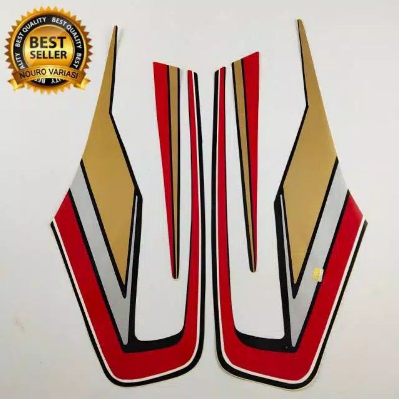 Lis stiker striping RX king 1992 merah