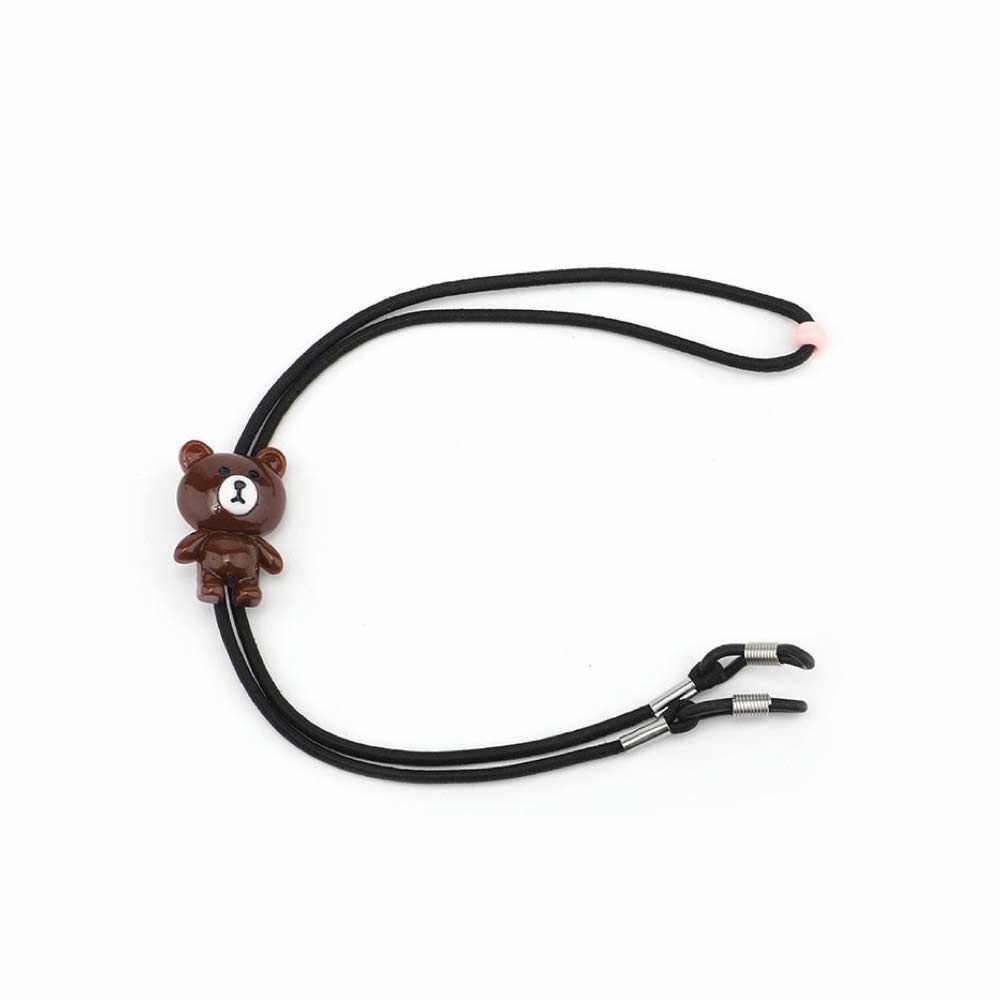 Tali Strap [ Beruang ] Earhook Aksesoris Kacamata &amp; Masker Anak Penahan Anti Jatuh - Nilon - KARTUN