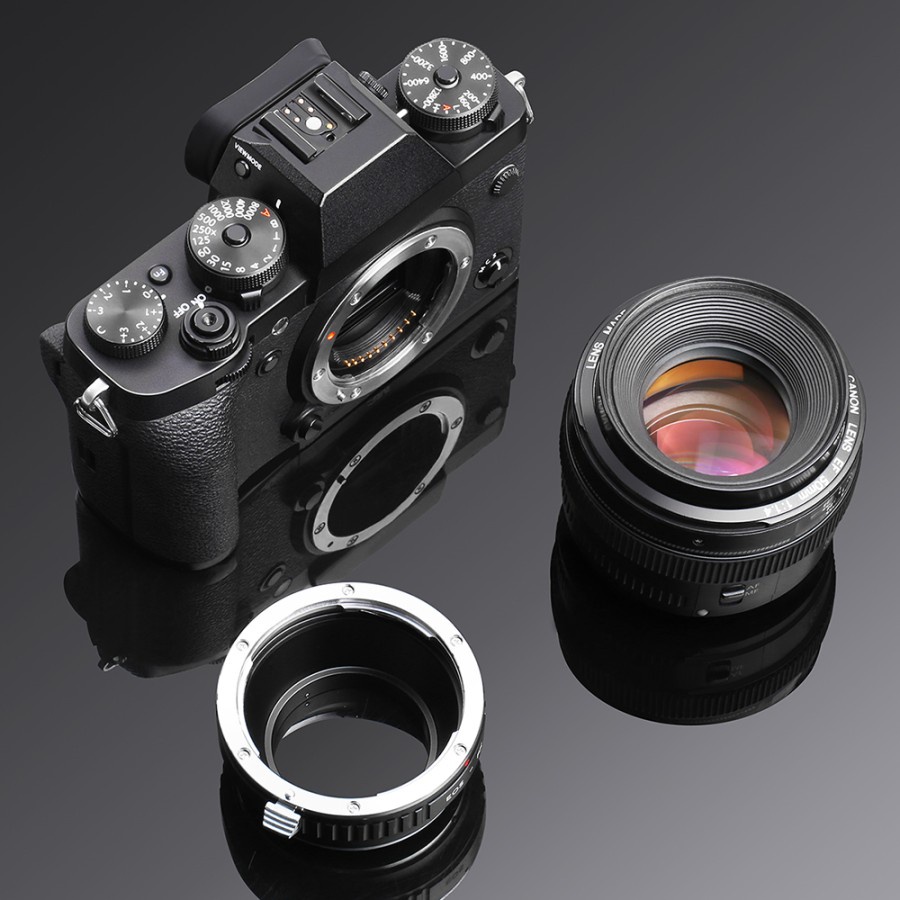 Adapter Lens Mount Canon EOS to Fujifilm FX KNF Concept