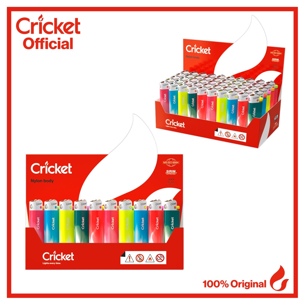 Korek Api Cricket Seri Fusion Candy - 50 Buah