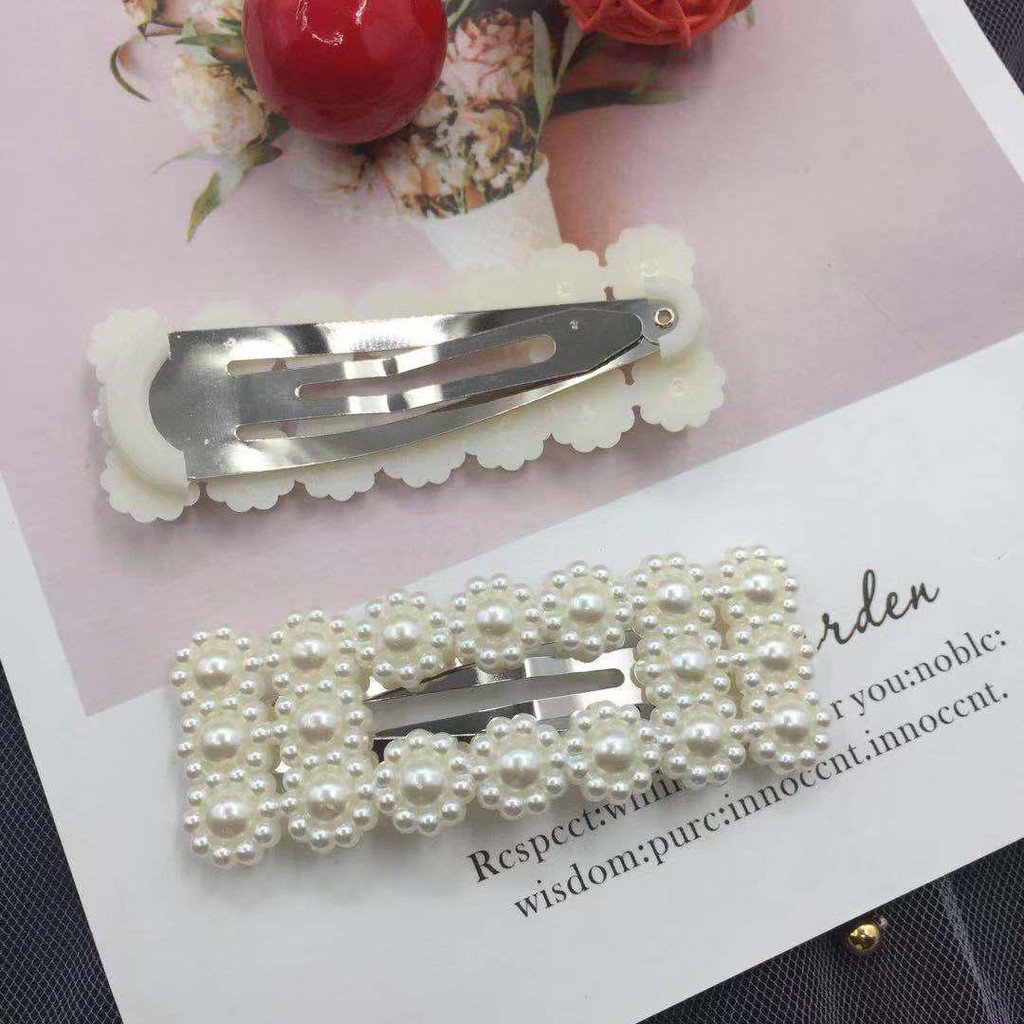Trixie Pearl Hairpin Hair Clip Import Korean Premium Jepit Mutiara