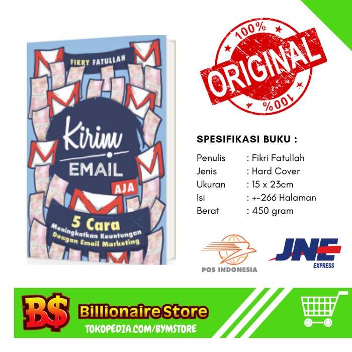 BUKU KIRIM EMAIL AJA - BILLIONAIRE STORE