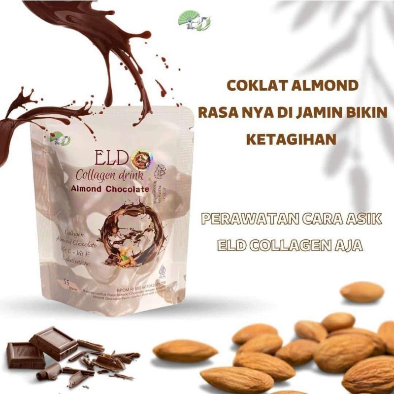 

ELD Collagen Drink rasa Almond Chocolate