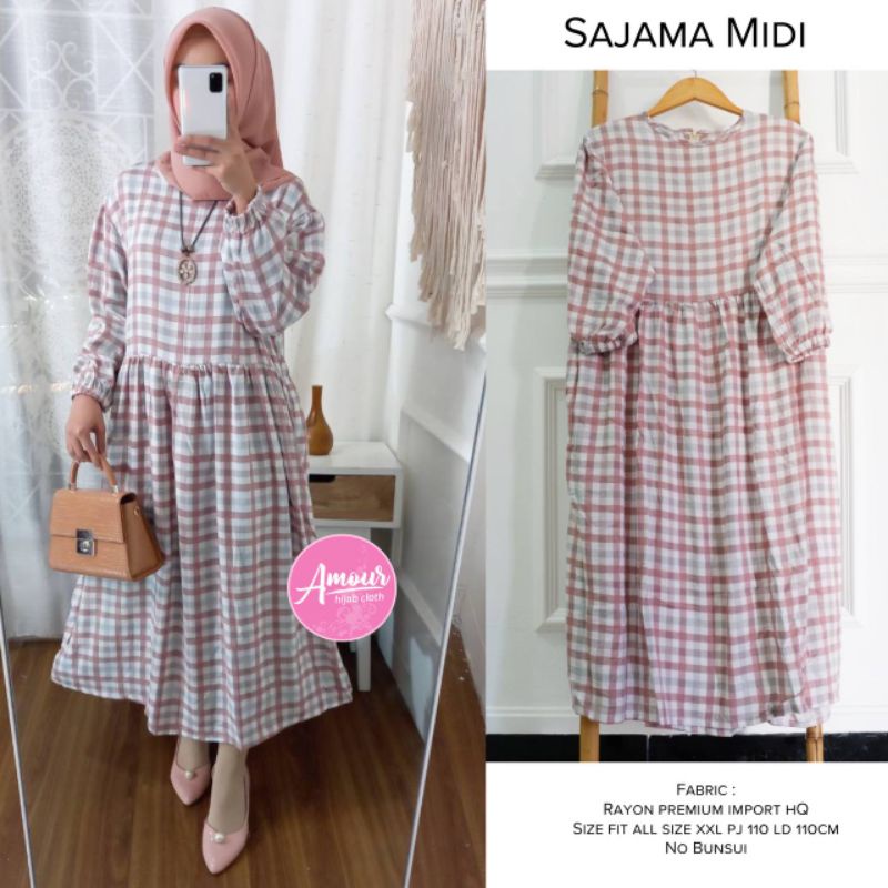 TUNIK IMPORT SAJAMA PREMIUM BY AMOUR